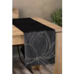 Bieżnik dekoracyjny Blink 12 35 x 140 cm czarny