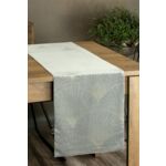 Bieżnik dekoracyjny Velvet Blink 35 x 140 cm srebrny