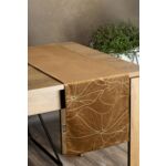 Bieżnik dekoracyjny Blink 35 x 140 cm brązowy