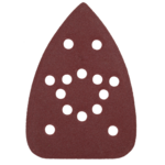 Papier ścierny do szlifierki delta 140 x 140 x 93 mm 180 5 szt. do DED7062 DEDRA