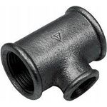 Trójnik nakrętny 1'' x 3/4'' czarny