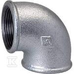 Kolano żeliwne ocynkowane nakrętne 1" WW STRONG