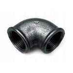 Kolano 3/4" WW czarne