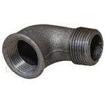 Kolano 3/4" WZ czarne