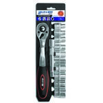 Zestaw kluczy nasadowych klucze nasadowe 1/2" kpl. 12 szt. Hillen&Mohr