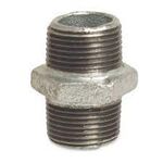 Złączka żeliwna ocynkowana wkrętna równoprzelotowa - nypel 1/2" STRONG