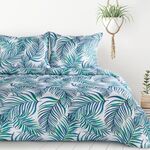 Komplet pościeli PALMS 160 x 200 cm, 70 x 80 cm/x 2 biało-zielony