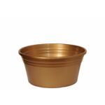 Miska Irys płaska 25 cm złota