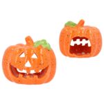 Świecznik Halloween dynia 10 cm