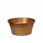 Miska Irys płaska 19 cm złota