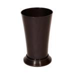 Flakon Orchidea 14 cm czarny ze stópką