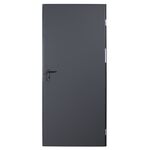 Drzwi techniczne ISO 90 x 200 cm L/P antracytowy