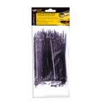 Paski mocujące czarne 140 x 3,6 mm 100 sztuk Moje Auto VIRAGE