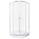 Kabina natryskowa z brodzikiem LEO 80 CHR Kerra