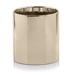 Wazon walec 16 cm złoty