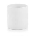 Wazon walec 20 cm biały