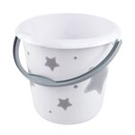 Wiadro deco ilvie stars 10 l białe keeeper