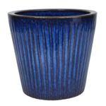 Donica 4378 szkliwo mrozoodporna 29,5 x 26 cm niebieski 007