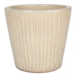 Donica 4378 szkliwo mrozoodporna 37 x 32,5 cm krem 003