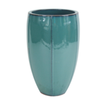 Donica 4403 szkliwo 41 x 57,5 cm mrozoodporna stożek morski błękit 021