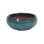 Donica 4405 szkliwo 43,5 x 17,5 cm mrozoodporna ELIPSA morski błękit 021