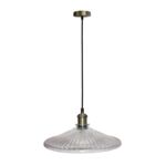 Lampa wisząca CHESTER 1 x 40 W E27 transparentny, patyna