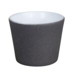 Osłonka ceramiczna 440 8 cm ciemny grafit struktura