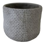 Osłonka PER cementowa 14 x 14 x 12 cm szara