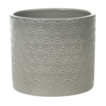 Osłonka ceramiczna CYLINDER 415 11 cm ciemny zielony lazur