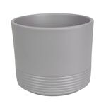 Osłonka ceramiczna CYLINDER RILLE 992 28 cm basaltowy szary mat