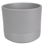 Osłonka ceramiczna CYLINDER RILLE 992 14 cm basaltowy szary mat