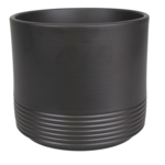 Osłonka ceramiczna CYLINDER RILLE 992 14 cm antracyt mat