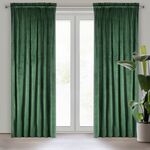 Zasłona na taśmie marszczącej ROSA 140 x 270 cm zielony