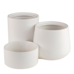 Osłonka ceramiczna TRIPLE biała 20,5 cm DHG