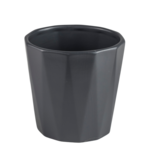 Osłonka ceramiczna FLORES antracyt 10,5 cm DHG