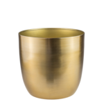 Osłonka metalowa ALANO złota 13 cm DHG
