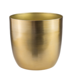 Osłonka metalowa ALANO złota 16 cm DHG