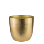 Osłonka metalowa ALANO złota 11,5 cm DHG