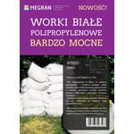 Worek polipropylenowy 54 g/m² 50 x 87 cm biały