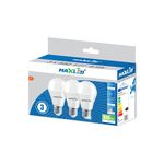 Żarówka LED A60 8,5 W 4000 K E27 3 sztuki