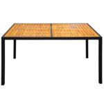 Stół ogrodowy akacjowy 150 x 90 cm Bella