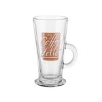 Kubek latte coffee time szklany 310 ml - mix 2 dekoracji