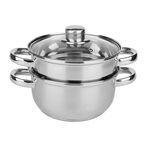 Garnek nierdzewny do gotowania na parze DIVAPORE 18 cm 3EL