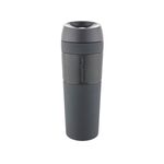 Kubek termiczny nierdzewny LEO 450 ml szary mat