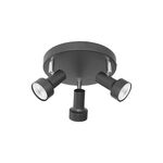 Lampa sufitowa 5324 Konrad GU10 3 x 50 W czarna