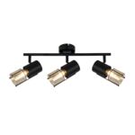 Listwa 3-płomienna Scottie 3 x E14 40 W czarna
