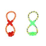 Zabawka dla zwierząt sznurek 19 x 12 cm mix kolorów