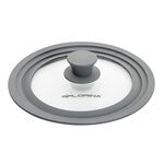 Pokrywa żaroodporna 3w1 18/20/22 cm z silikonem