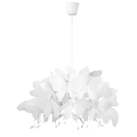 Lampa wisząca FARFALLA 1 x E27 biała Light Prestige