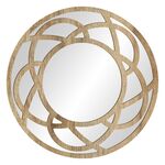 Lustro ORNAMENT ⌀50 cm MR001 Sophie dąb